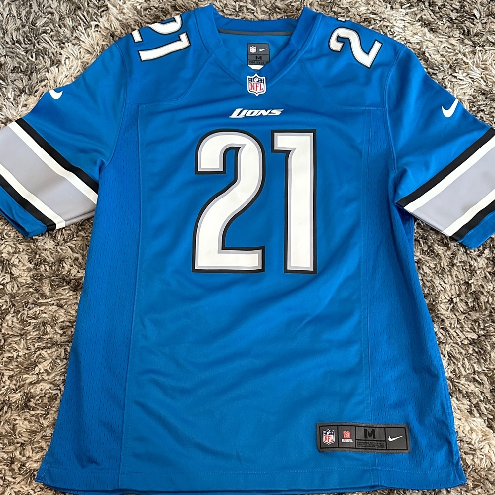 Nike Blue Lions Football Jersey